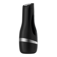 Satisfyer Men Classic — класичний мастурбатор у тубусі (сріблястий), 21х6 см (4061504001760)