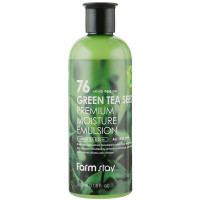 Зволожуюча емульсія для обличчя Farmstay 76 Green Tea Seed Premium Moisture Emulsion 350 мл