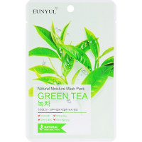 Зволожуюча маска для обличчя з зеленим чаєм Eunyul Natural Moisture Mask Pack Green Tea 25 мл (8809435402111)