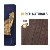 Краска для волос Wella Professionals Koleston Perfect ME+ Rich Naturals 6/91 Dark Ash Blonde 60 мл (4064666325750)