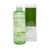Тонер для обличчя із екстактом зеленого чаю 3W Clinic Green Tea Natural Time Sleep Toner 300 мл (8809553100579)