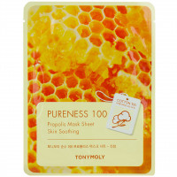 Тканевая маска для лица с экстрактом прополиса Tony Moly Pureness 100 Propolis Mask Sheet Skin Soothing 21 г