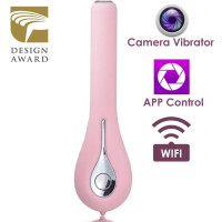 Svakom Siime Eye Camera Vibrator — вібратор із відеокамерою, 16,5х2,5 см (рожевий) (soptSO482600530)
