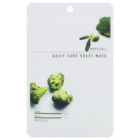 Омолаживающая маска для лица с брокколи Eunyul Daily Care Mask Sheet Broccoli 22 г (8809435405389)