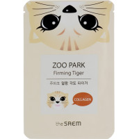 Тканинна маска для обличчя з гідролізованим колагеном The Saem Zoo Park Firming Tiger 25 мл (8806164127803)