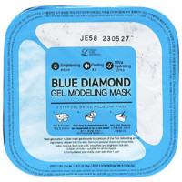 Зволожуюча альгінатна маска для обличчя з алмазами Lindsay 2 Step Gel Based Modeling Mask Blue Diamond 50г/