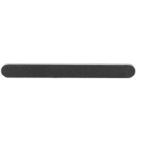 Пилочка для нігтів пряма, чорна 100/180 Tools For Beauty Nail File Straight Black 1 шт