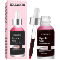Кислотна пілінг-сироватка для обличчя чорною ікрою Hollyskin Glycolic Acid 30 мл (4820200411057)