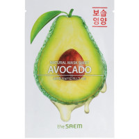 Тканинна маска для обличчя з екстрактом авокадо The Saem Natural Avocado Mask Sheet 21 мл (8806164158944)