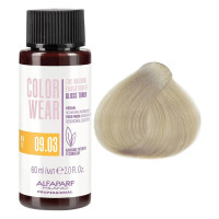 Тонирующая жидкая краска Alfaparf Color Wear Gloss Toner 09.03 60 мл (8022297144627)