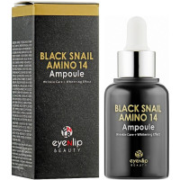 Сироватка для обличчя з фільтратом муцину равлики Eyenlip Black Snail Amino 14 Ampoule 30 мл