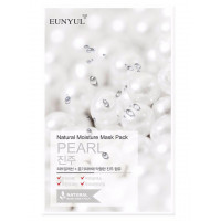 Увлажняющая тканевая маска для лица с жемчугом Eunyul Natural Moisture Mask Pack Pearl 25 мл (8809435402142)