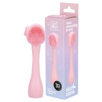 Щітка для вмивання та масажу обличчя, рожева Ilu Face Cleansing Brush Pink 1шт (5903018920641)