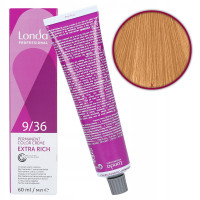 Стойкая крем-краска для волос Londa Professional Permanent Color Creme Extra Rich 9/36 - яркий (4064666180359)