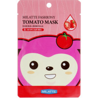 Осветляющая тканевая маска для лица с экстрактом томата Milatte Fashiony Tomato Mask Sheet 1 шт