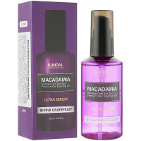 Сироватка для блиску та відновлення волосся рожевий грейпфрут Kundal Macadamia Ultra Hair Serum Pink Grapefruit 100 мл (8809568740807)