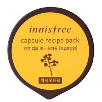 Поживна нічна маска для обличчя з екстрактом ріпакового меду Innisfree Capsule Recipe Pack Canola Honey 10 мл