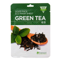 Тонизирующая маска для лица с зеленым чаем Amicell Pascucci Good Face Eco Mask Sheet Green Tea 23 мл