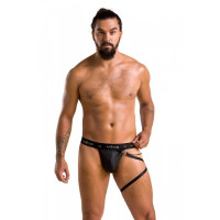 Passion — 058 THONG BILL black — Сексуальні чоловічі стринги, L/XL (SO7636)