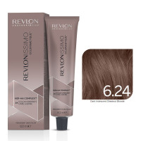 Фарба для волосся Revlon Professional Revlonissimo Colorsmetique Ker-Ha Complex 6.24 - Dark Iridescent Chestnut Blonde 60 мл