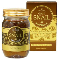 Cиворотка для обличчя з золотом і муцином равлика 3W Clinic Gold Snail Ampoule 250 мл (8809384922296)