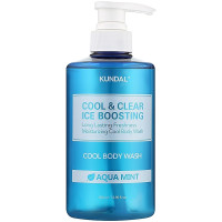 Зволожуючий та освіжаючий гель для душу Kundal Cool Body Wash Aqua Mint 500 мл (8809809421199)