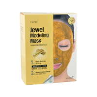 Моделююча маска для обличчя з частинками золота (набір) Konad Iloje Jewel Modeling Mask Pack Glam Gold 5шт