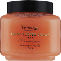 Батер-скраб для тіла 2 в 1 Полуниця Top Beauty Body Butter Scrub 400 г (2000002700043)