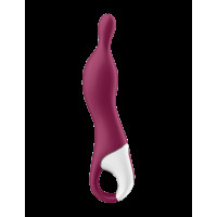 Satisfyer — A-Mazing 1 — Інноваційний вібратор для точки А, 21.7х3.8 см (ягідний) (4061504018324)