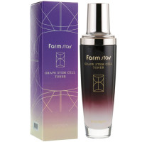 Антивіковий тонер для обличчя з фітостволовими клітинами Farmstay Grape Stem Cell Toner 130 мл (8809317284910)
