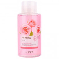Тонер для обличчя з трояндовою водою The Saem Botanica Rose Moisturizing Toner 400 мл (8806164132920)