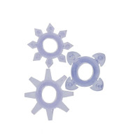 Tickle C-rings Purple - Набор эрекционных колец, 3 см (3 шт) (8713221461308)