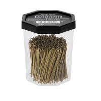Шпильки прямі, золотисті Lussoni Hair Pins 4.5 см 300 шт