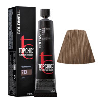 Стійка професійна фарба для волосся Goldwell Topchic Hair Color Coloration, 7B - Safari 60 мл