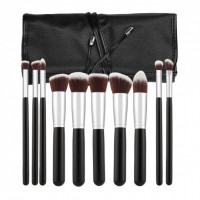 Набір пензлів для макіяжу Mimo Makeup Brush Kabuki Black 10 шт