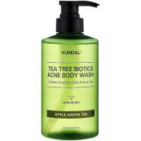 Гель для душу від висипів на тілі "Яблуко та зелений чай" Kundal Tee Tre Bioticts Acne Body Wash 500 мл (8809809429829)