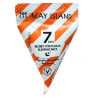 Нічна освітлююча маска для обличчя May Island 7 Days Secret Vita Plus 10 Sleeping Pack 1 шт (8809515401133)