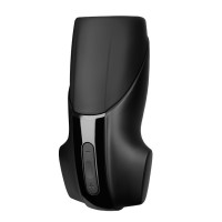 Satisfyer Men Vibration — супер-мастурбатор із вібрацією, 16х8 см (чорний) (4049369016365)