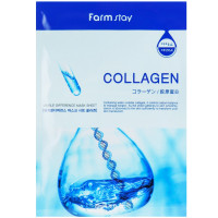 Тканинна маска для обличчя з колагеном Farmstay Visible Difference Mask Sheet Collagen 23 мл (8809317287164)