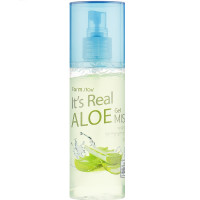 Зволожуючий гель-міст для обличчя з алое Farmstay It'S Real Aloe Gel Mist 120 мл (8809469771405)