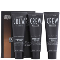 Система маскировки седины American Crew Precision Blend Medium Ash (5-6 уровень) 3*40 мл