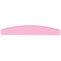 Пилка-баф для нігтів двостороння, півкруг 100\180, рожева Mimo Buffer 2Way Bridge Pink 1 шт