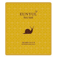 Тканинна маска для обличчя омолоджуюча з муцином равлика Eunyul Snail Mask Pack 30 мл (8809435401602)