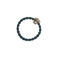Гумка для волосся By Eloise London Gold Bling Jaguar Bottle Green, 1 шт (5060548170509)