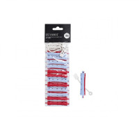 Бігуді для волосся (коклюшки) Lussoni Cold-Wave Rods With Rubber Band D11*70 мм 12 шт