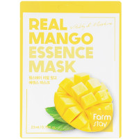 Зволожуюча тканинна маска для обличчя з екстрактом манго FarmStay Real Mango Essence Mask 23 мл