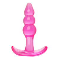 Bubbles Bumpy Starter Anal Plug — Анальний корок, 10,8 см (рожевий) (848518015426)