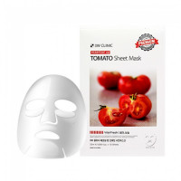Осветляющая маска для лица с экстрактом томата 3w Clinic Essential Up Tomato Sheet Mask 1 шт