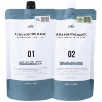 Комплект для випрямлення волосся Lador Aura Volume Magic 2 шт 500г + 500г (8809500812265)