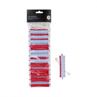 Бігуді для волосся (коклюшки) Lussoni Cold-Wave Rods With Rubber Band D11*70 мм 12 шт D19*91 мм